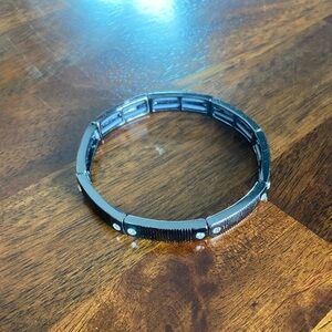 Gunmetal Stretch Bracelet